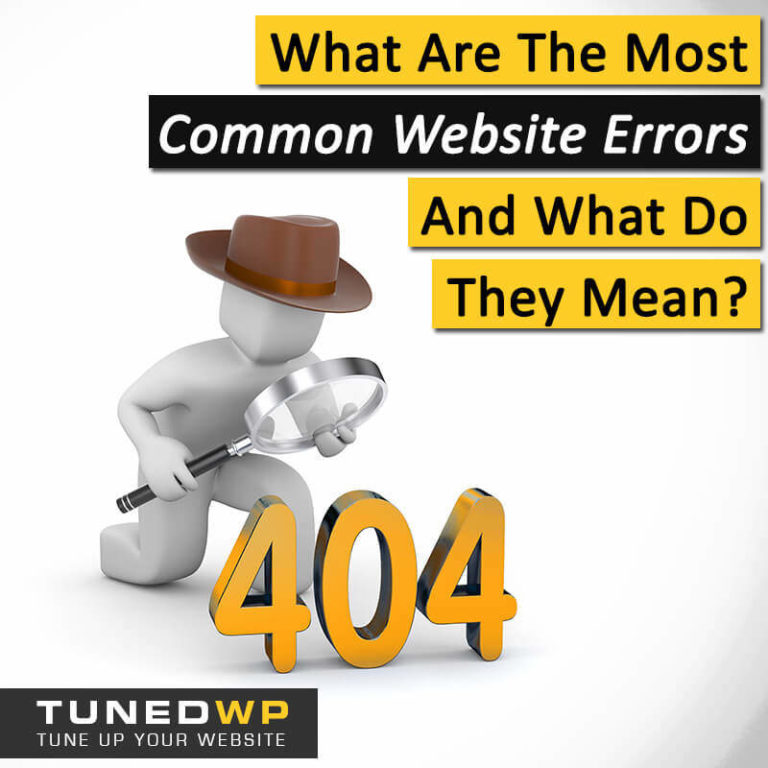 What Are The Most Common Website Errors And What Do They Mean?