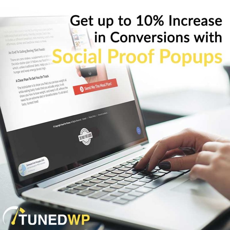 Get up to 10% Increase in Conversions with Social Proof Popups