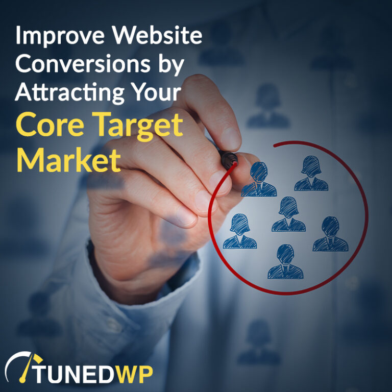 Improve Website Conversions by Attracting Your Core Target Market